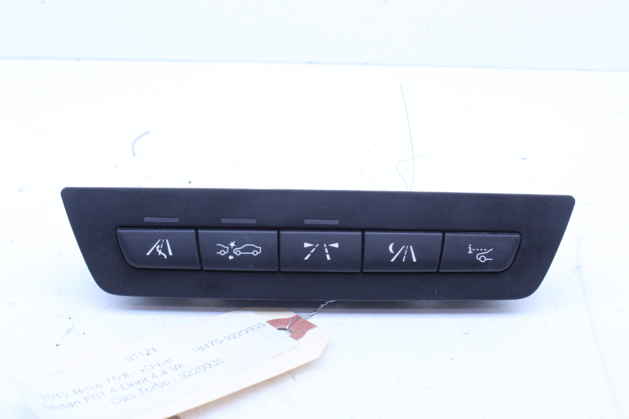 2009-2015 BMW 750i Driver Assist Lane Departure Night Vision Swich Panel 9220035 OEM