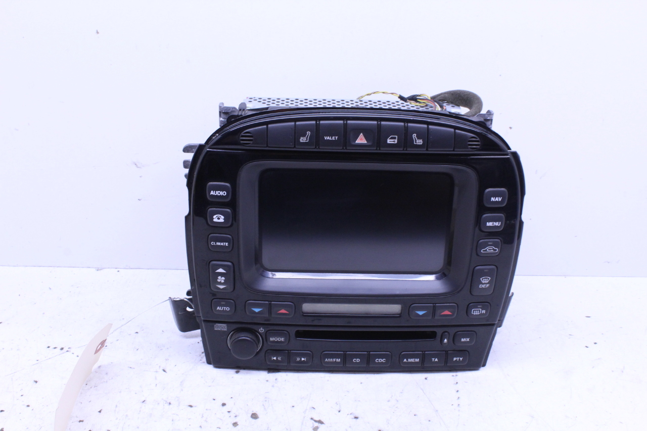 2005 Jaguar XJR Navigation Temp Radio Display Screen CD Player Unit 2W93-10E889-AE OEM