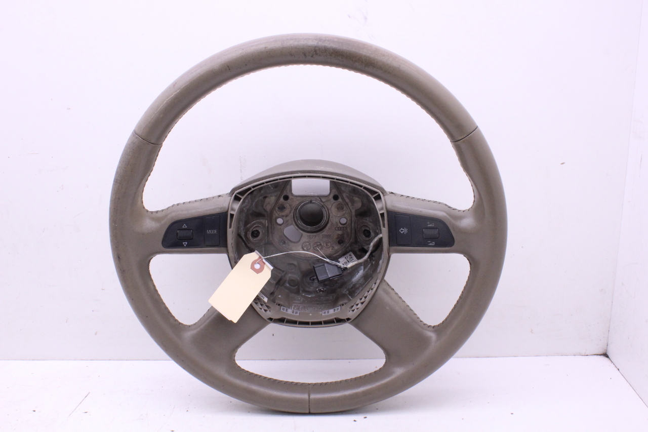 2005 Audi A6 4 Spoke Leather Steering Wheel 19265-steering wheel