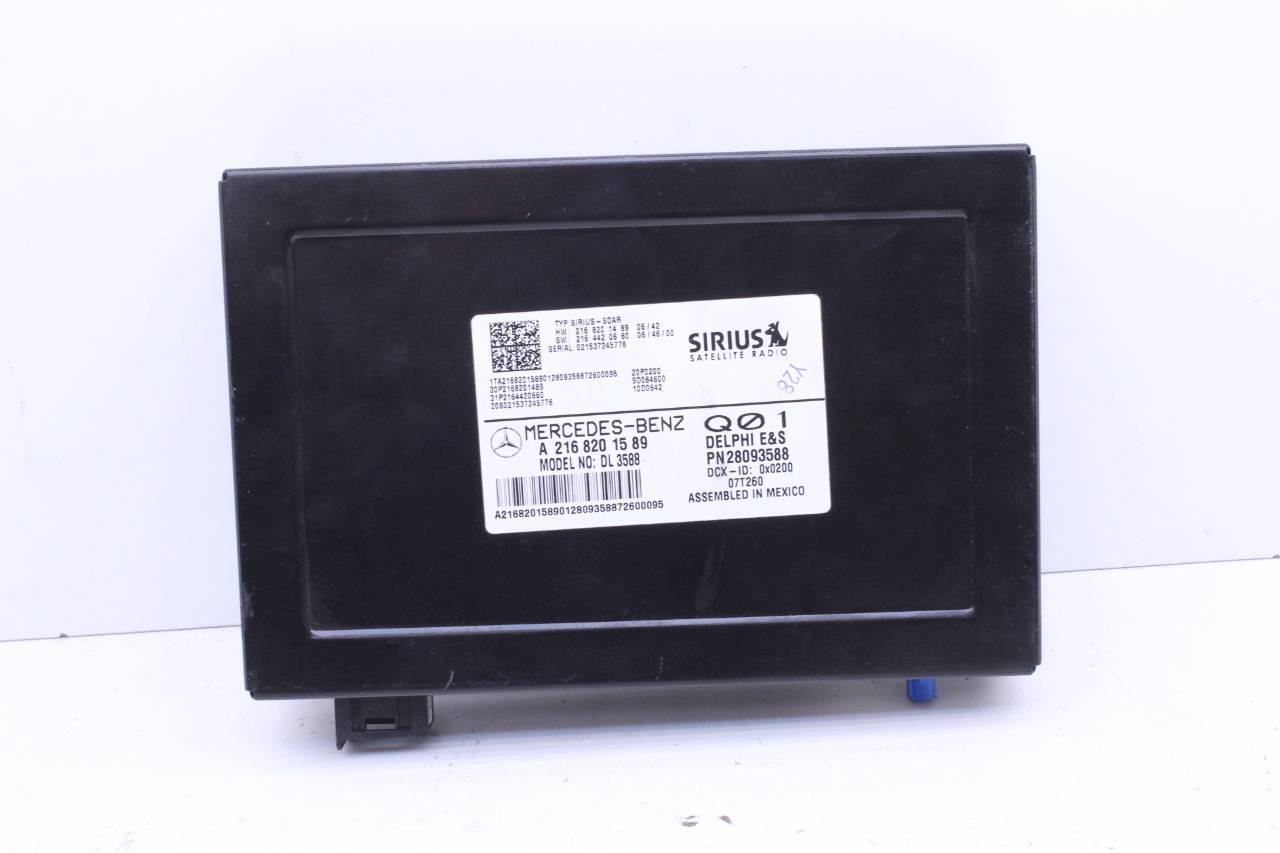 Mercedes Benz C230 C300 C350 C63 CL550 CL63 CL65 Sirius Satellite Receiver A2168201589 OEM