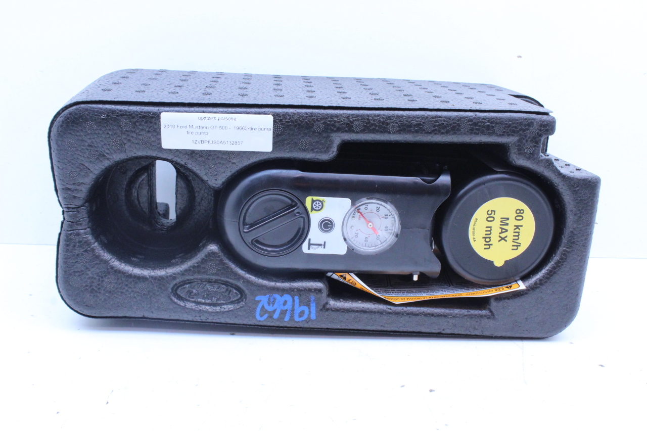 2010 Ford Mustang GT 500 Air Compressor Tire Pump Sealant