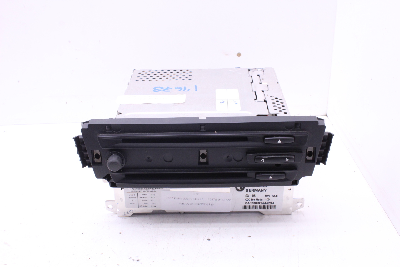 2007 BMW 328i 335i AM FM CD Navigation Player 65839133777 OEM