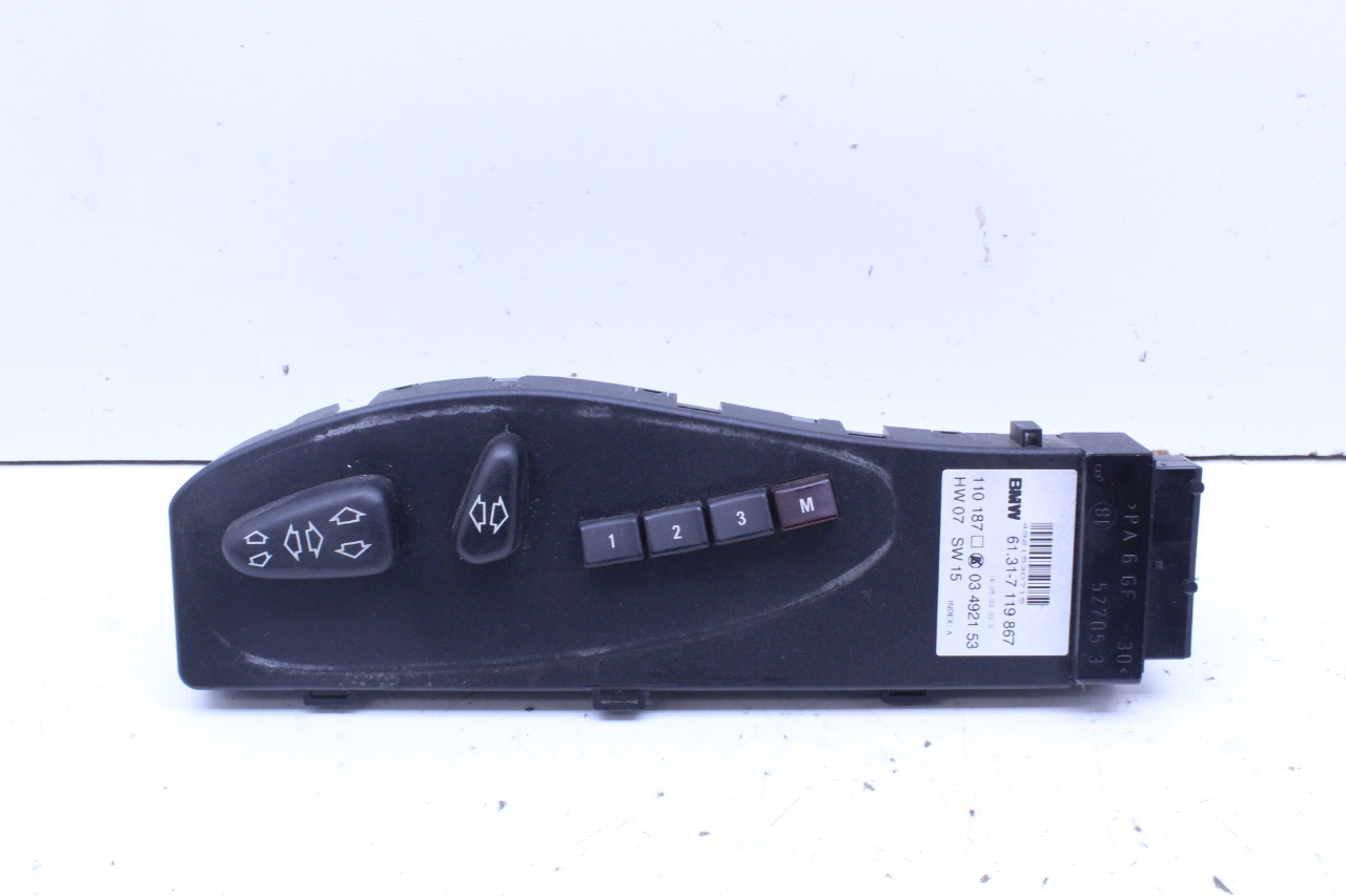 2000-2006 BMW X5 Front Power Seat Switch Front Left Driver OEM