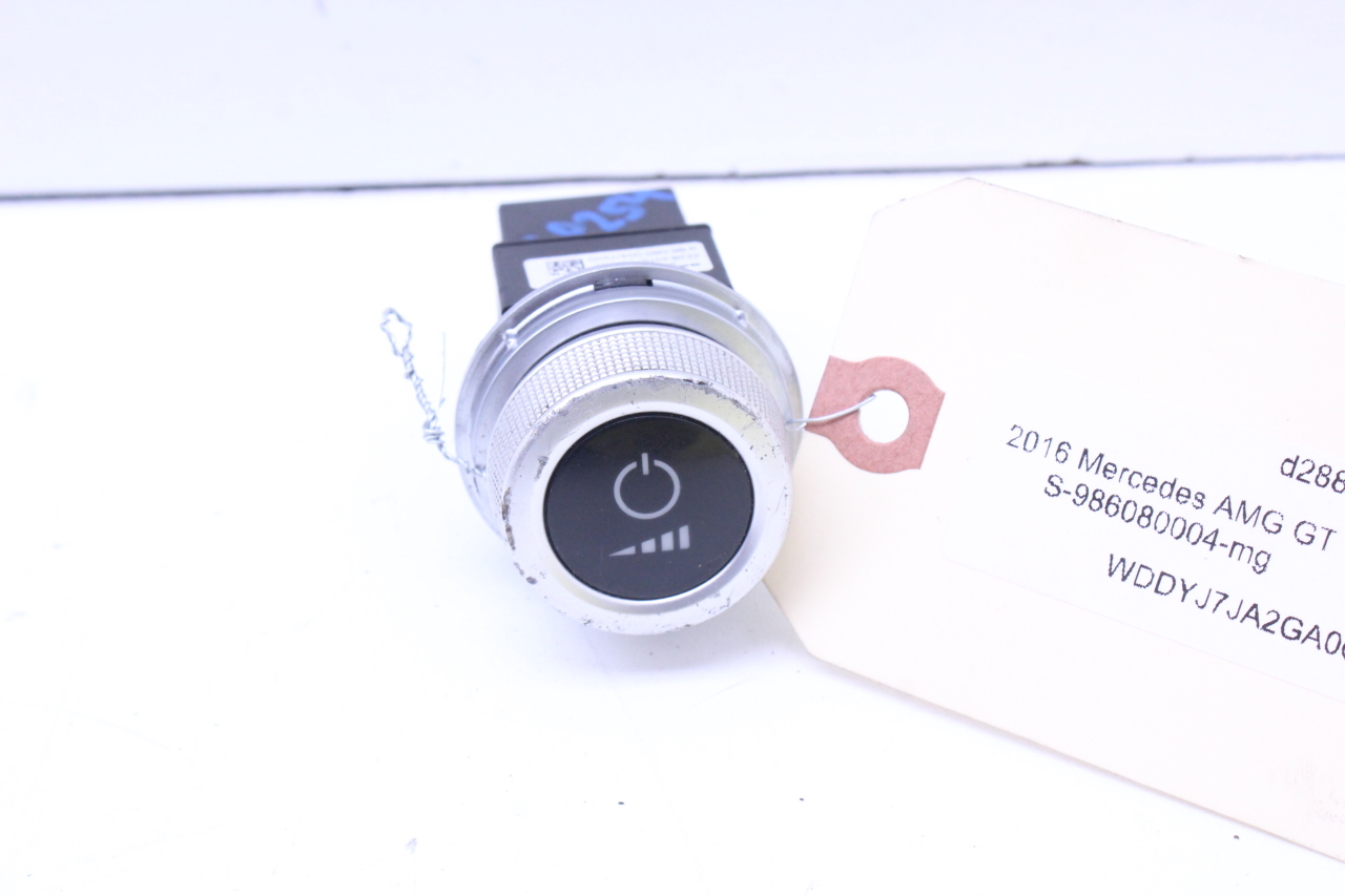 2016 Mercedes Benz AMG GT S Power Switch Knob - 986080004 OEM