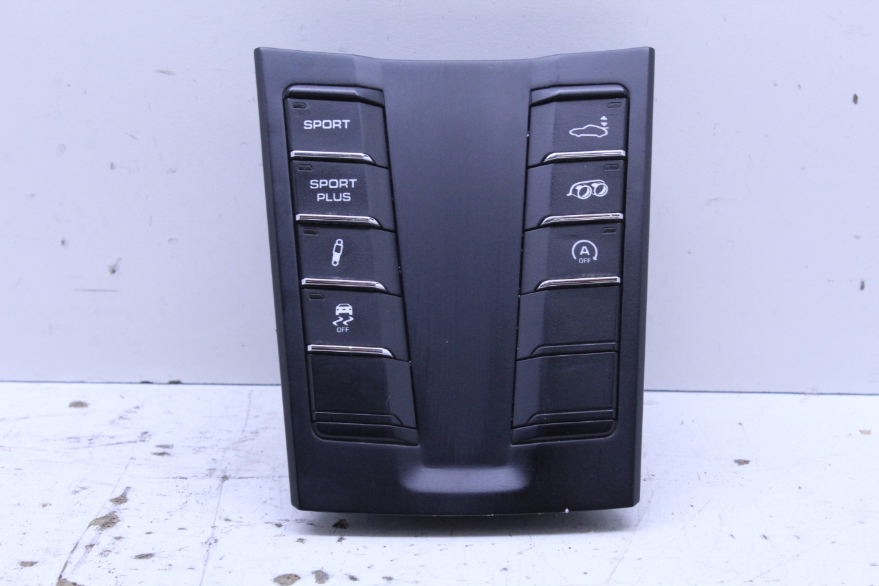 2012 2013 2014 2015 2016 Porsche 911 991 Console Traction Sport Spoiler Muffler Switch 99161365700 OEM