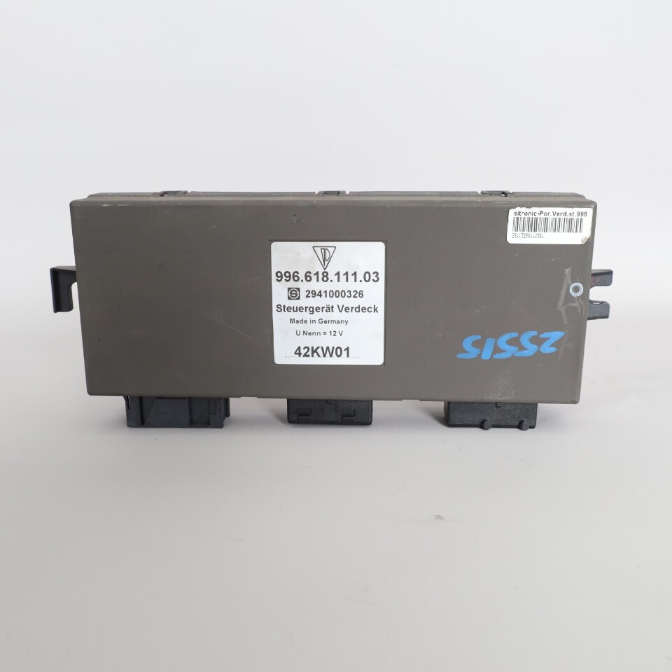 2000-2002 Porsche 911 996 Convertible Top Control Module 99661811103 OEM