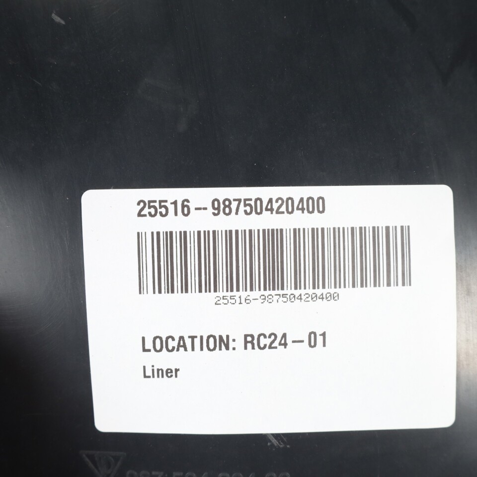 2005-2012 Porsche Boxster Cayman 987 Right Front Fender Liner Rear Half OEM