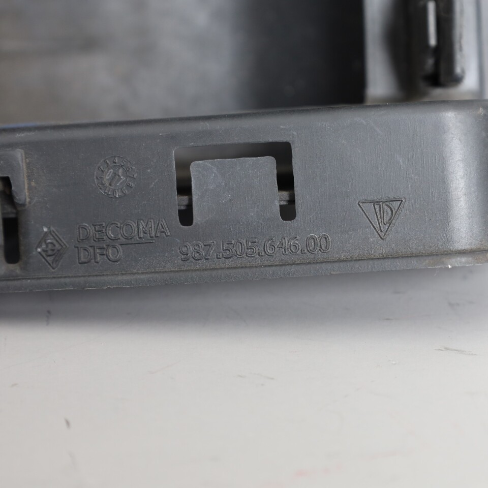 2005-2008 Porsche Boxster Cayman 987 Rear Bumper Guard Set Meteor Grey OEM