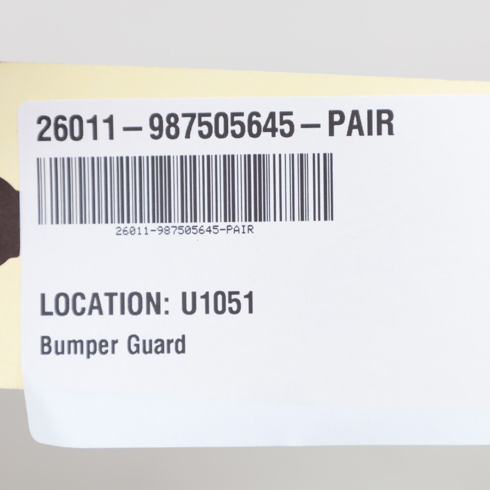 2005-2008 Porsche Boxster Cayman 987 Rear Bumper Guard Set Meteor Grey OEM