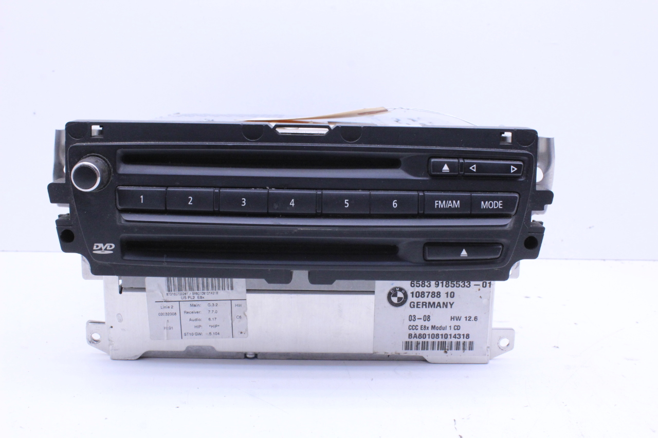 2008 BMW 128i 135i AM FM Navigation GPS CD Disc Radio Player 65839185533 OEM
