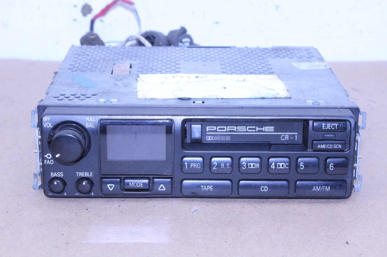 Porsche CR-1 Radio Stereo Cassette Not Tested As is 96464501400 OEM