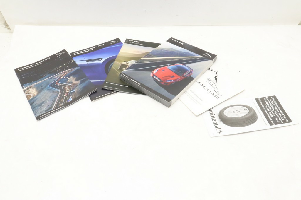 2018 Jaguar F Type Owner Manual And Case OEM