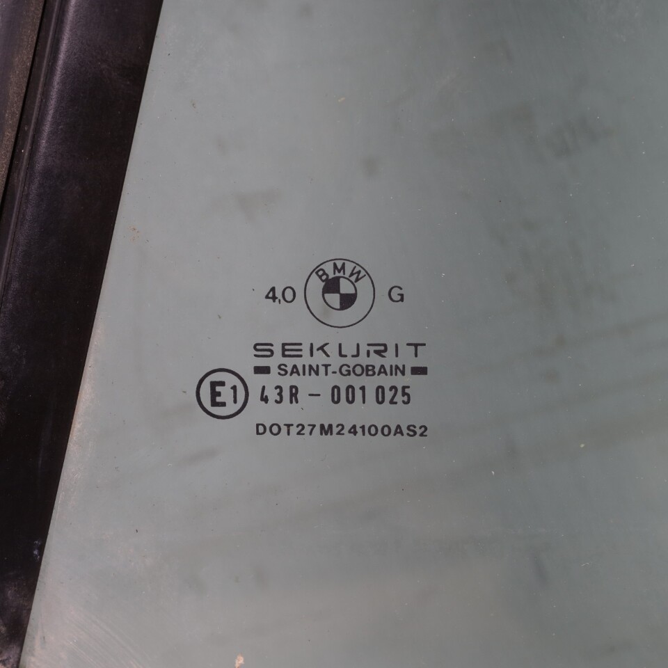 1991-1997 BMW 840ci 850ci E31 Left Quarter Window Glass OEM 51361970055