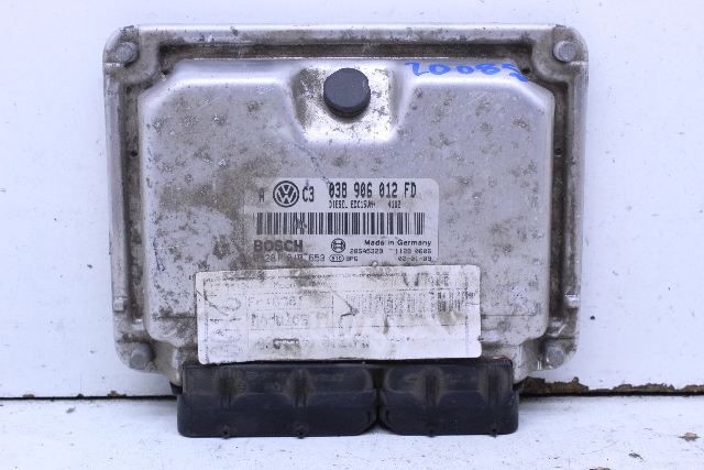 2002 Volkswagen Golf Jetta 1.9 Diesel Engine Computer Module ECU ECM DME 038906012FD