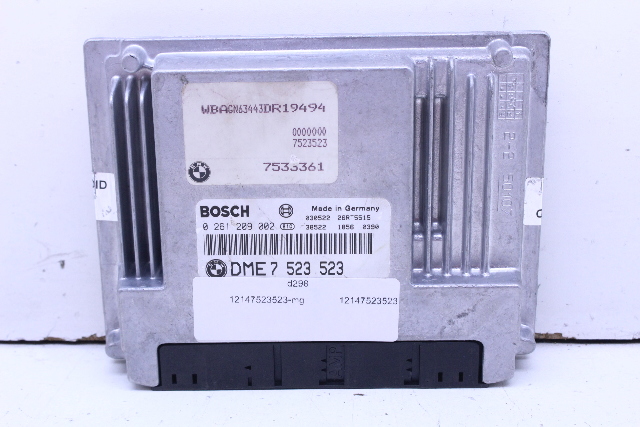 2002 BMW 745i E65 Engine Computer ECU ECM 7523523 OEM