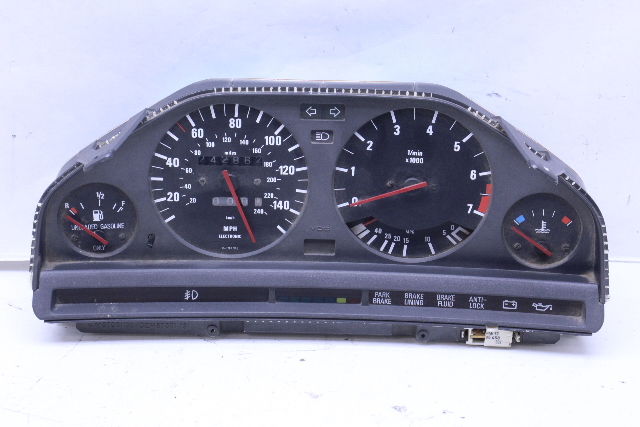 1989 1990 1991 BMW 325i Speedometer Instrument Cluster OEM
