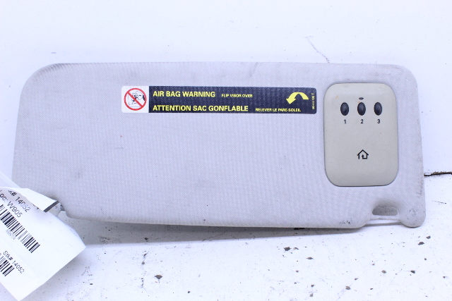 2001-2005 Audi A6 Allroad Driver Left Sun Shade Visor Garage Remote 4B0857551AD OEM