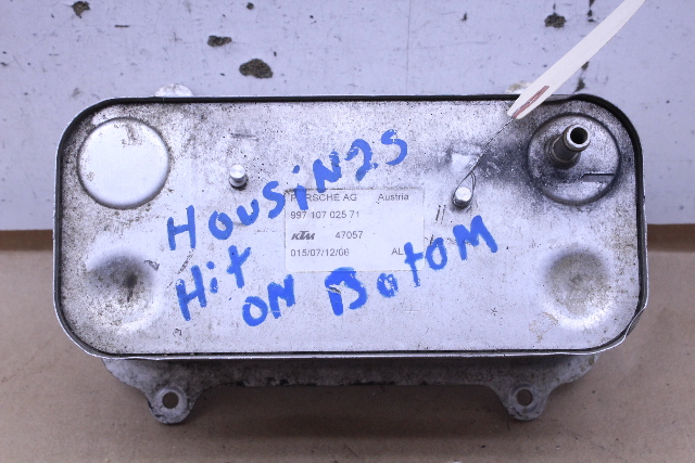 2007 2008 2009 Porsche 911 997 Turbo Engine Oil Cooler - 99710702571 OEM