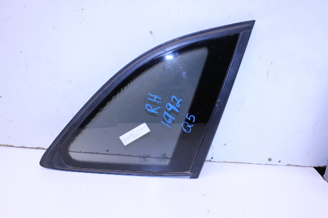2009-2016 Audi Q5 Right Quarter Window Glass 8R0845300G OEM