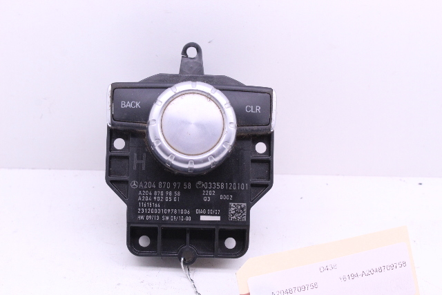2013 Mercedes Benz E350 Multimedia Radio Control Knob OEM