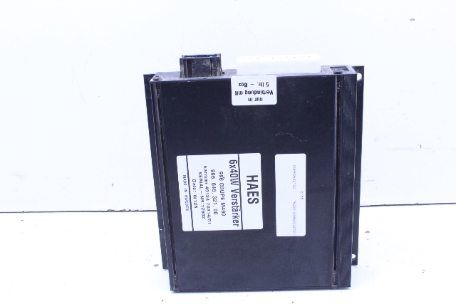 2001-2002 Porsche 911 996 Coupe Radio Stereo Amplifier HAES OEM 99664532100