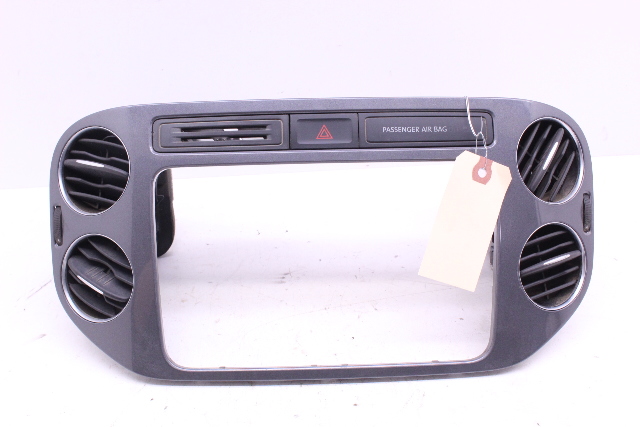 2012-2017 Volkswagen Tiguan Center Dash Bezel Trim Plate 5N0858071E OEM