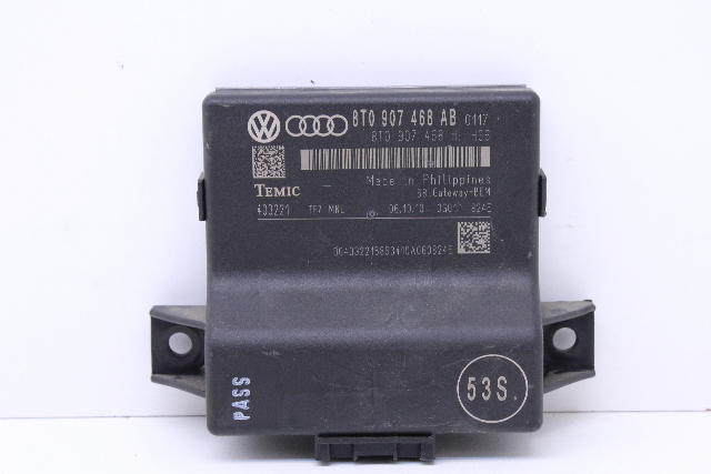 2011 Audi A4 Gateway Control Module 8T0907468AB OEM
