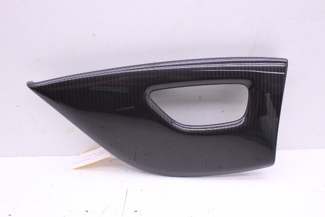 2008-2014 Audi R8 Carbon Fiber Interior Door Handle Cover Left 423868143N OEM