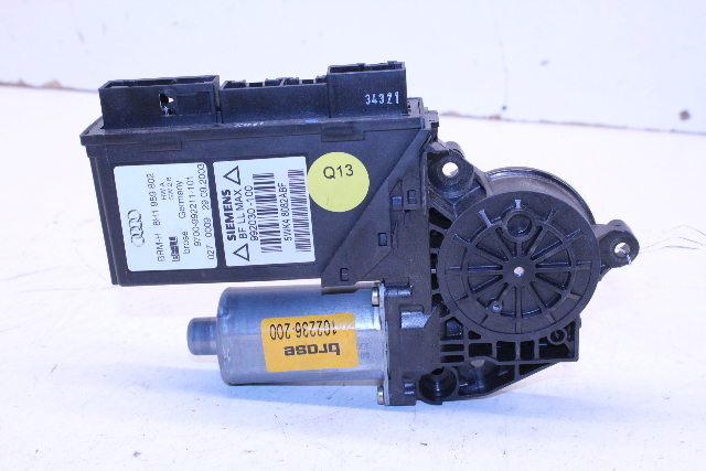 2004-2009 Audi A4 S4 Convertible Cabrio Right Front Window Motor 8H1959802 OEM