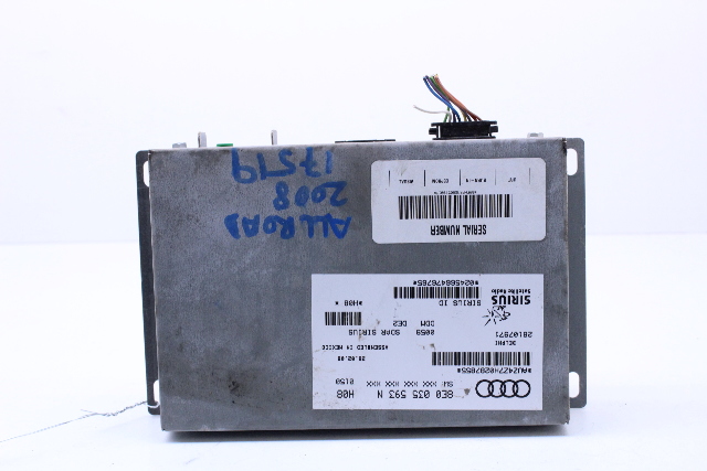 2008 2009 Audi A4 Convertible Sirius Satellite Radio Module OEM