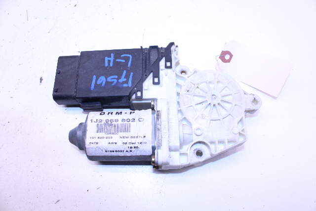 1998-2001 Volkswagen Beetle Power Window Motor Left 1J2959802C OEM