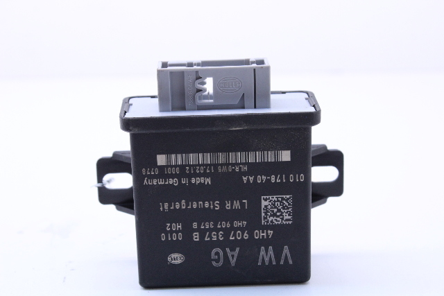 2012 Audi A4 Headlight Range Control Module 4H0907357B OEM