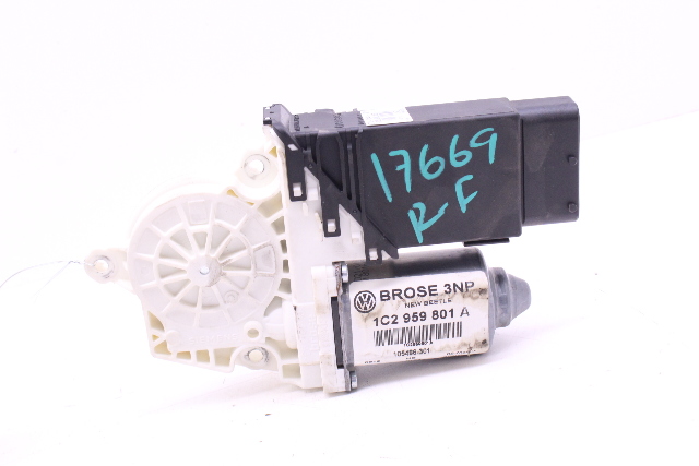 2002 2003 2004 2005 2006 Volkswagen Beetle Hatchback Power Window Motor Right OEM