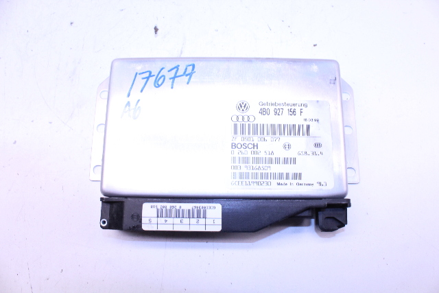 2000 Audi A6 Non Quattro Sedan 2.8 Transmission Control Module TCM 4B0927156F OEM