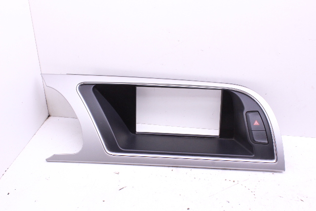 2008-2012 Audi S5 Center Dash Display Trim Bezel 8T1857186F OEM