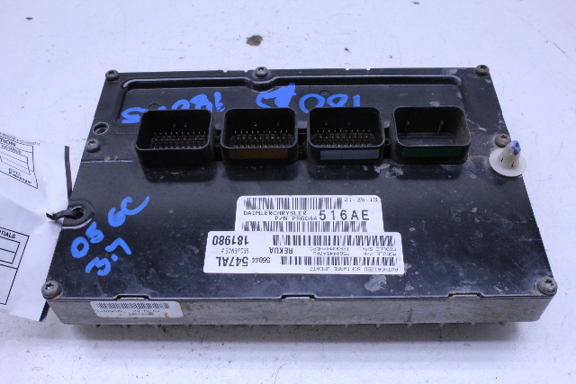 2005 Jeep Grand Cherokee 3.7 4 X 4 Engine Computer Module ECU ECM DME - 56044547AL OEM