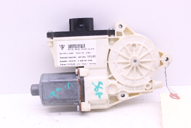 2005-2012 Porsche 911 Convertible Rear Quarter Window Motor Left Driver - 99762411102 OEM