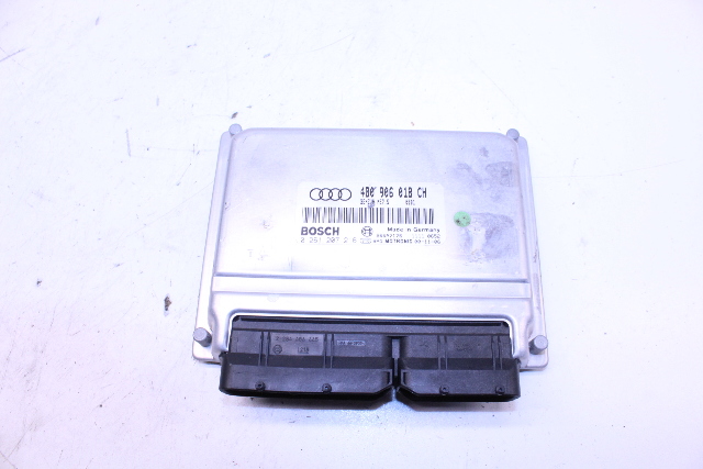 2001 Audi A4 Non Quattro Sedan Base 1.8t Gas Engine Computer Module 4B0906018CH OEM
