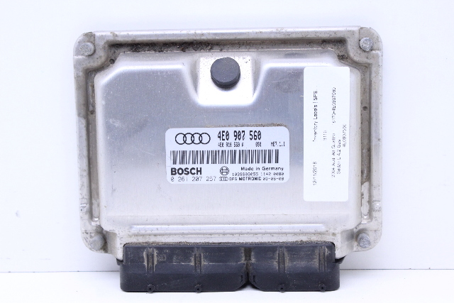 2003-2004 Audi A8 Engine Computer Module ECU ECM DME 4E0907560 OEM