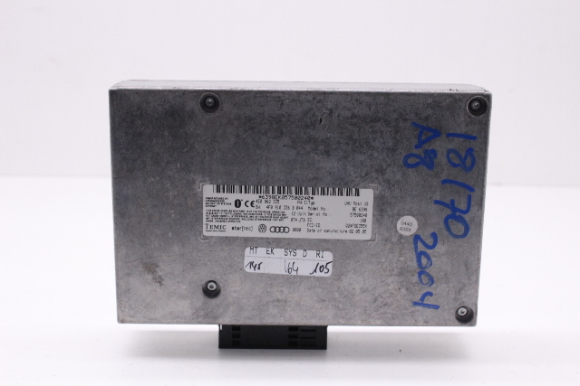 2003-2008 Audi A8 Communication Telematics Control Module 4F0910336B OEM