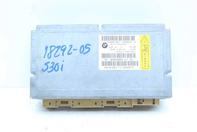 2004 2005 BMW 525i 530i 545i 645i SRS Control Module - 65776960383 OEM