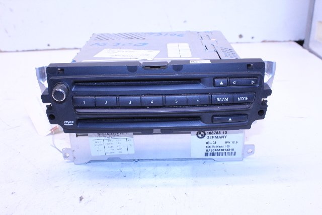 2008 BMW 128i E82 AM FM CCC CD DVD Player OEM