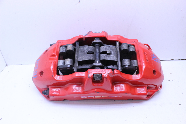 2004-2010 Porsche Cayenne Turbo Front Brake Caliper Right Brembo Red OEM