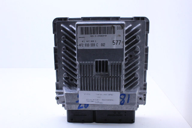 2007-2008 Audi A6 3.2L Engine Computer Module ECU ECM DME 4F2910559C OEM