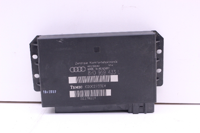 2005 2006 2007 2008 Audi A4 S4 Cabriolet Comfort Control Control Module CCM 8H0959433L OEM