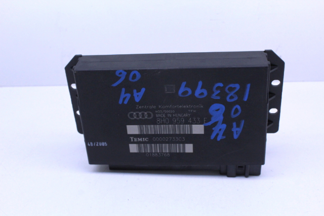 2005 2006 2007 Audi A4 Convertible Comfort Control Control Module 8H0959433E OEM