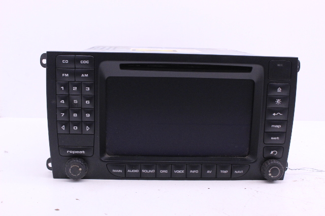 2004 Porsche Cayenne AM FM CD Navigation Info Display Screen 7L5035191A OEM