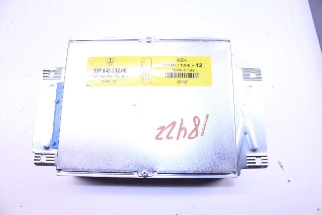 2008 Porsche 911 Carrera 2 S 3.8 ASK System Amplifier 99764533200 OEM