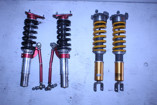 2007 Porsche 911 997 Turbo Coilover Ohlins Eibach Front Rear Strut Set Tarett OEM