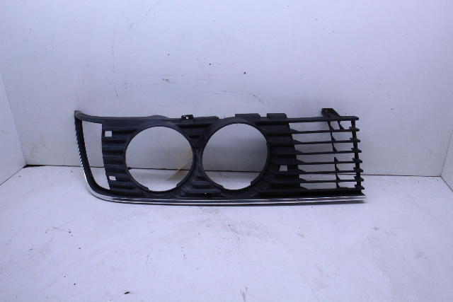 1985-1987 BMW 735i E23 Driver Left Headlight Grille - 51131903911 OEM